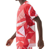 Yonex Printed Tournament Tee - Tango Red - 2