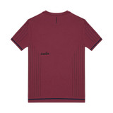 Diadora Icon Stratouno Short Sleeve Shirt - Maroon Banner - 2