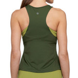 Lija Dont Stop Me Now Curve Tank Top - Dark Olive/Olive Branch - 2