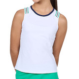 Sofibella Green Spirit Girls Tank Top - White