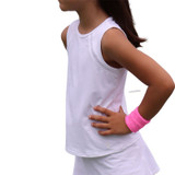 Sofibella Tres Blanc Girls Tank Top - White - 2