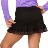 Sofibella UV Colors Girls Ruffle Skirt - Black - 2