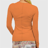 Sofibella UV Colors Long Sleeve Top - Nectarine - 2