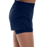 Lucky in Love Girls Core Match Point Short - Navy - 2