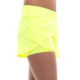 Lucky in Love Girls Core Match Point Short - Neon Yellow - 2