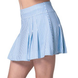 Lucky in Love Linen Nouveau Girls Striped Skirt - Periwinkle - 2
