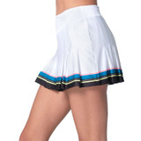 Lucky in Love Stripe It Up Hype Skirt - White - Final Sale