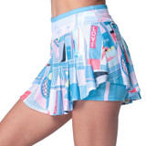 Lucky in Love Linen Nouveau Intuition Skirt - Periwinkle - 2