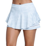 Lucky in Love Novelty Gingham Rush Skirt - Eclipse - 2
