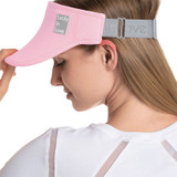 Lucky In Love Logo Stretch Visor - Pink Sand - 2