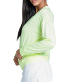 Lucky in Love L UV Protection Hype Long Sleeve Top - Lemon Frost - 2