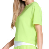 Lucky in Love L UV Power Box Tee Shirt - Lemon Frost