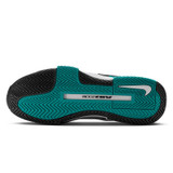 Nike Zoom GP Challenge 1 Mens Tennis Shoe - White/Black/Radiant Emerald - 2
