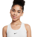 Nike One Girls Tank Top - White/Black - 2