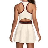 Nike Court Slam Dress - Pale Ivory/Dark Team Red/Black - 2