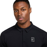 Nike Court Advantage Polo - Black/White - 2