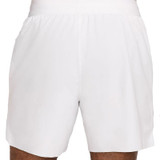 Nike Court 6 inch Advantage Short - White/Black - 2