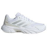 adidas CourtJam Control 3 Womens Tennis Shoe - White/Silver/Grey