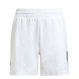 adidas Club 3 Stripe Boys Short - White