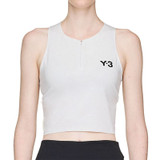 adidas Y-3 Crop Tank Top - Orbit Grey