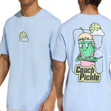 adidas Pickleball Graphic Tee - Glow Blue