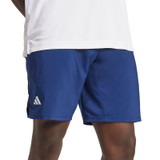adidas Club 7 inch 3 Stripe Short - Dark Blue