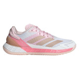 Adidas Defiant Speed 2 Womens Tennis Shoe - White/Ash Pearl/Bliss Pink