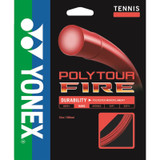 Yonex Poly Tour Fire 120 17G Red Tennis String