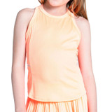 Lucky in Love Lavender Love Girls Free To Fly Tank Top - Orange Frost