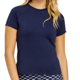 Tail Essentials Tella Short Sleeve Top - Navy Blue