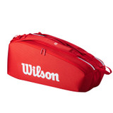Wilson Super Tour 6 Pack Tennis Bag - Red
