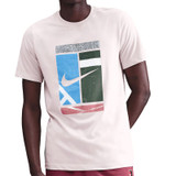 Nike Court Dri FIT Tee Shirt - Silt Red