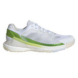 adidas Crazyquick Boost Womens Padel Shoe - White/Zero Metallic/Lucid Lemon