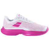 Babolat Jet Tere 2 All Court Womens Tennis Shoe - White/Fandango Pink