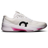 On The Roger Pro Fire Mens Tennis Shoe - White/Pink