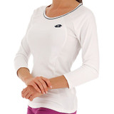 Lotto Squadra Long Sleeve Top - Brilliant White