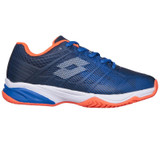 Lotto Mirage 300 Junior Tennis Shoe - Princess Blue/All White/Golden Poppy