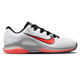 Nike Zoom Vapor 12 Premium Mens Tennis Shoe - White/Hot Lava/Wolf Grey