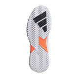 adidas Defiant Speed 2 Mens Tennis Shoe - White/Core Black/Lucid Orange - 2