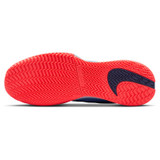 Nike Zoom Vapor Pro 3 Mens Clay Tennis Shoe - Hydrogen Blue/Midnight Navy/Hot Lava - 2