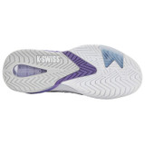 K Swiss Ultrashot 4 Womens Tennis Shoe - White/Lunar Rock/Purple Haze - 2