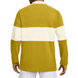 Nike Court Heritage Long Sleeve Polo - Saffron Quartz/Sail - 2