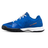 Wilson Rush Pro Junior Tennis Shoe - Deja Vu Blue/Orange Tiger/White