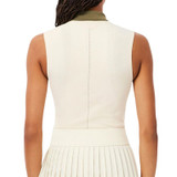 Lacoste On Court Sleeveless Tank Top - Off White - 2