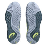 Asics Gel Resolution X Mens Tennis Shoe - Grey Blue/Pistachio