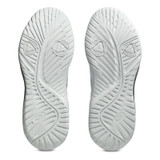 Asics Gel Dedicate 9 Womens Wide (D) Tennis Shoe - White/Pure Silver