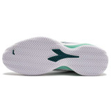 Diadora Blushield Torneo 3 AG Mens Clay Tennis Shoe - White/Shaded Spruce