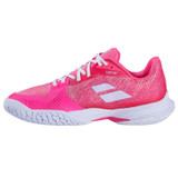 Babolat Jet Mach Womens Pickleball Shoe - Fluo Pink/White