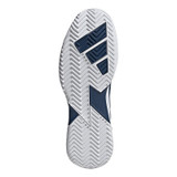 adidas Defiant Speed 2 Mens Tennis Shoe - Dark Blue/Zero Metallic/White