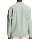 On Courtside Long Sleeve Polo - Mineral/Tide